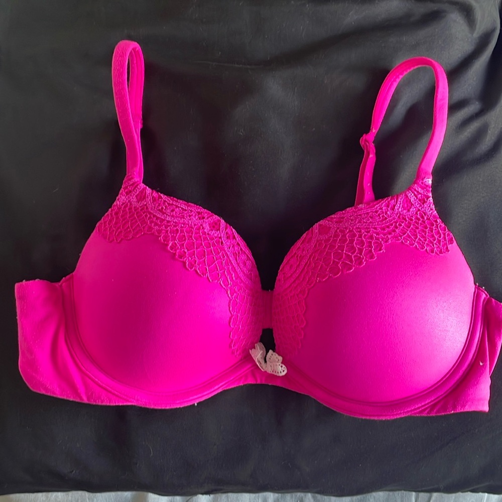 Victoria’s Secret Hot Pink Push-up bra